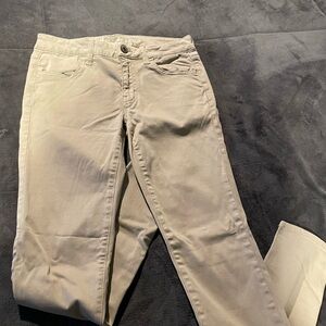 American Eagle Khaki Jeggings women’s size 6